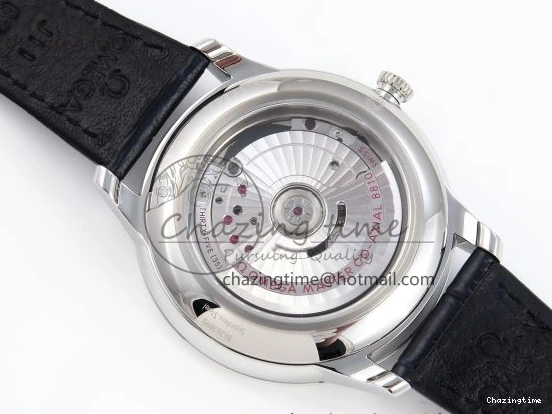 0105 De Ville Power Reserve SS MKF 1:1 Best Edition Black Dial on Black Leather Strap A Packable 7744